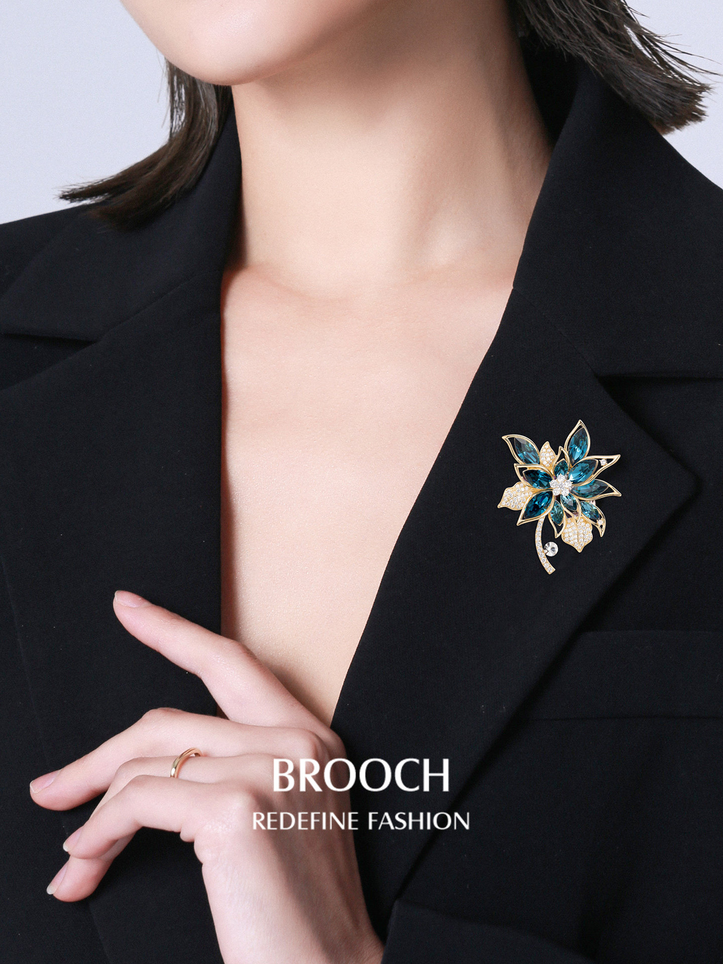 Women's Brooches, High-End Exquisite and Fashionable Women's Brooches, High-End Brooches for Women's Clothing, Accessories with a Sense of Luxury and Light Luxury