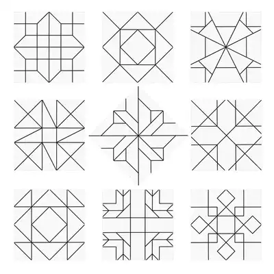 Black and white tiles 300 Nordic fashion minimalist stripe tile dining room kitchen wall tile bathroom toilet non-slip floor tiles