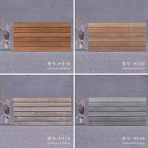 Net Red Balcony Tiles Imitation Wood Grain Wall Brick Outdoor Terrace Rooftop Patio Toilet Non-slip Floor Tiles 300 x 600