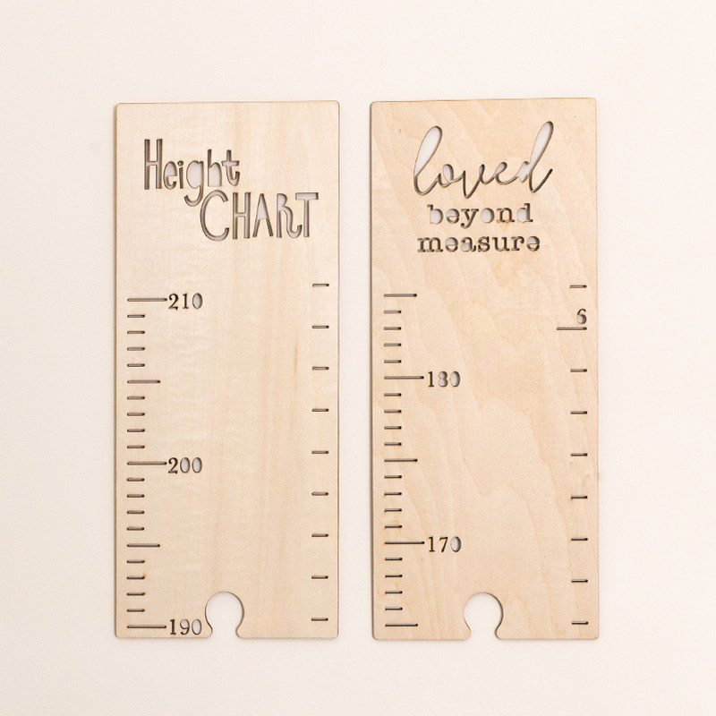Sticker Ruler For Board Wood grain iwood perforated board accessories wooden patchwork height ...