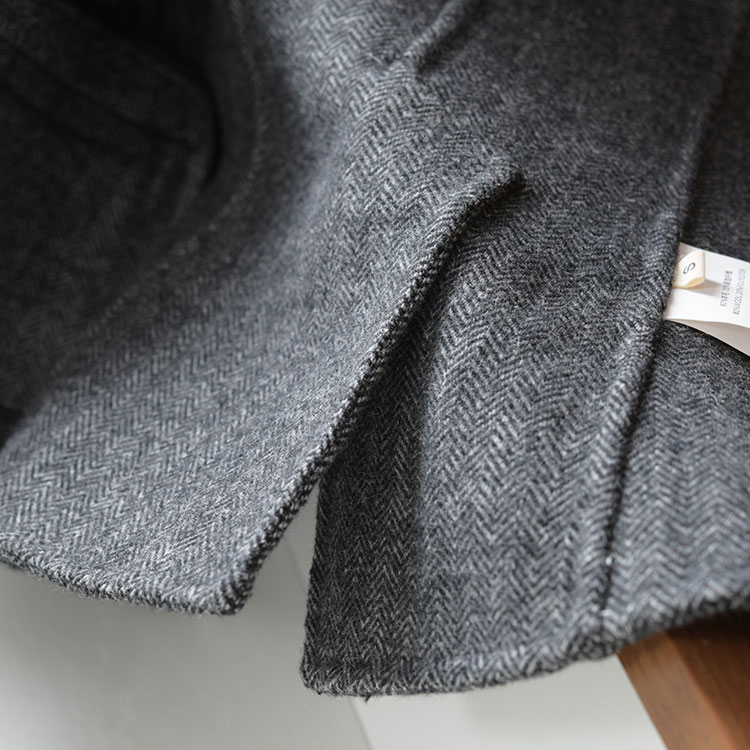 Niche cao cấp 2018 thu đông dày twill len mỏng blazer retro phù hợp với xương cá vest nữ đẹp
