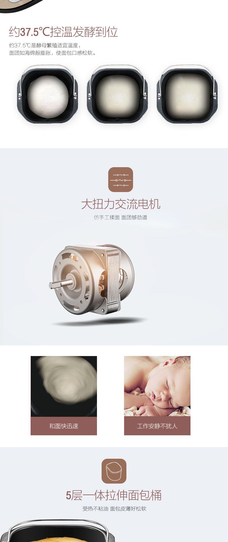 Máy làm bánh mì Midea / Midea MM-ESC1510 Tự động và bề mặt men thông minh rắc đôi - Máy bánh mì máy làm bánh mì tự động