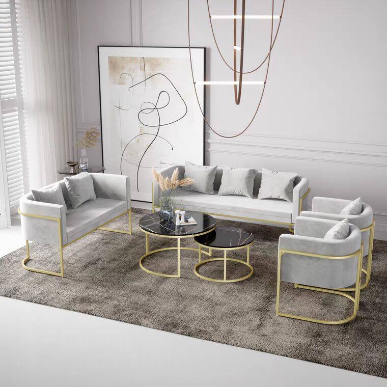 Milk tea dessert shop coffee shop sofa table and chair combination leisure rest area photo studio reception negotiation card seat table and chair