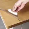 Tablecloth Waterproof and oil-proof leave-in transparent PVC rich and soft glass plastic table mat Coffee table mat Anti-scalding crystal plate