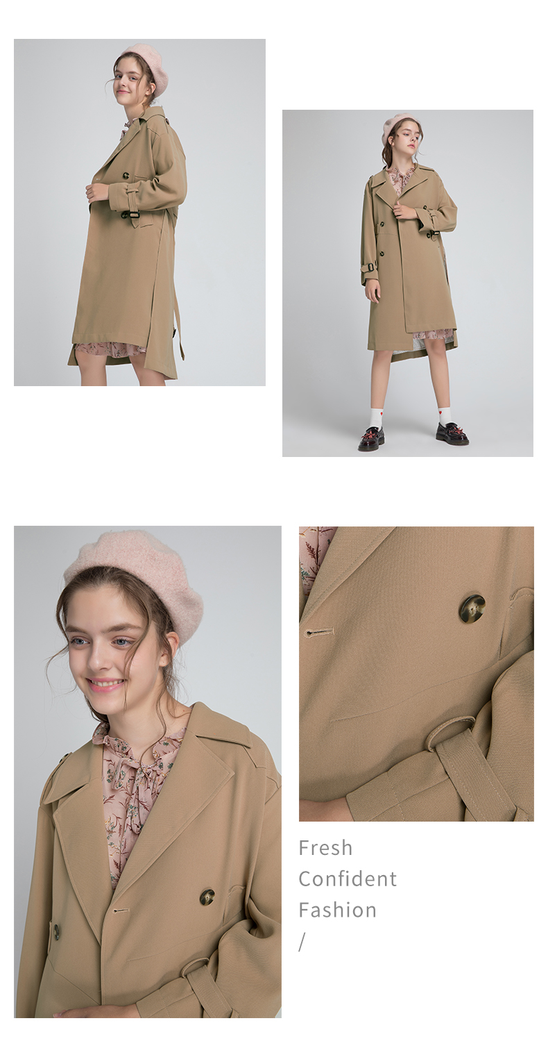 Trench pour femme LAGOGO    en Polyester - Ref 3227436 Image 25