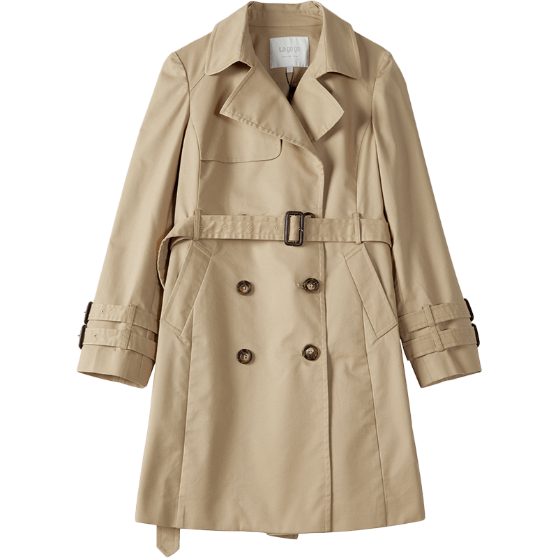 Trench pour femme LAGOGO    en Coton - Ref 3227934 Image 5