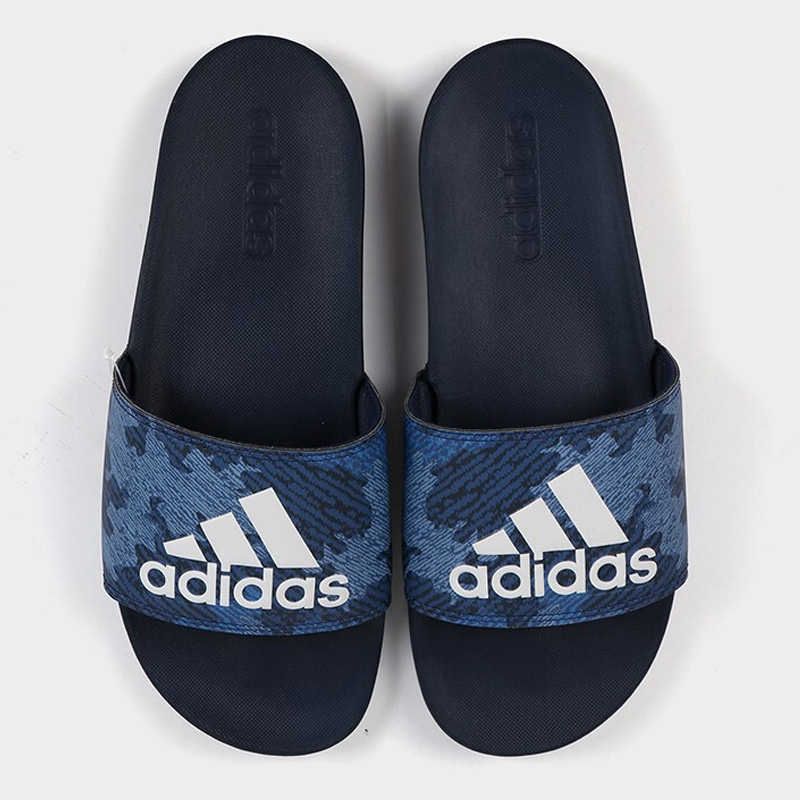 Giày thể thao nam Adidas 2019 mới dép thể thao giản dị một từ kéo dép đi biển thoáng khí dép F34726 - Dép thể thao dép new balance