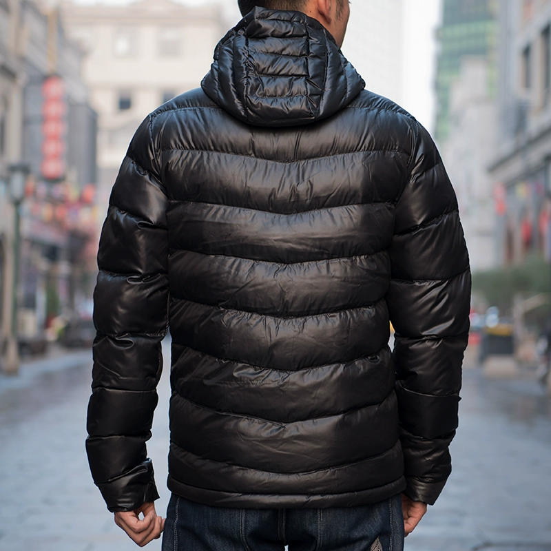 Adidas down jacket nam 2018 mùa đông mỏng phần trùm đầu chống gió ấm áp thể thao xuống áo khoác DM1965 áo lông vũ anta