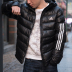 Adidas cotton quần áo nam 2018 mùa đông mới trùm đầu áo khoác thể thao chống gió ấm áp BQ6800 áo phao lông vũ lining Quần áo độn bông thể thao
