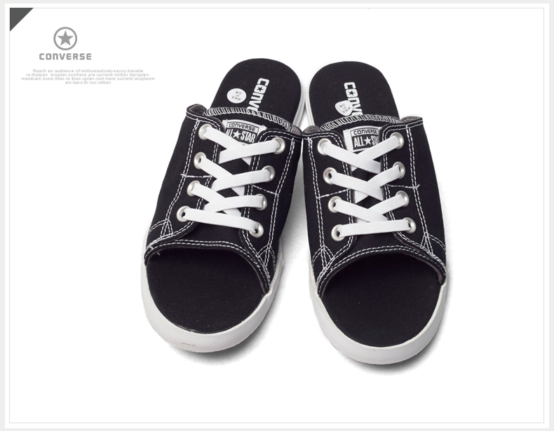 Converse dép nam giày của phụ nữ 2018 mùa hè trọng lượng nhẹ vài mô hình dép thể thao giản dị giày vải 150247