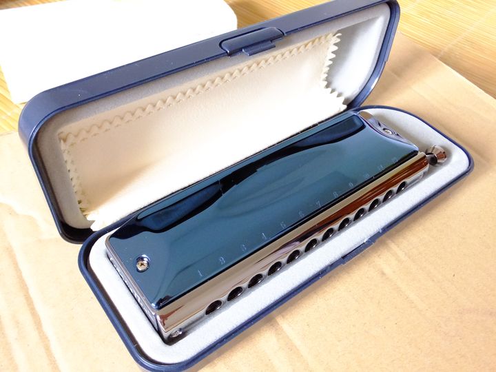 Japan SUZUKI SUZUKI 12-hole 48-tone professional high-end chromatic harmonica G-48C G-48W
