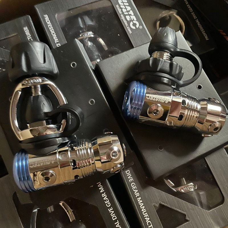Diving Pressure Reducing Valve Aquatec Piston Regulator Yoke Rg-1100F Diving First Stage Deep Diving Equipment