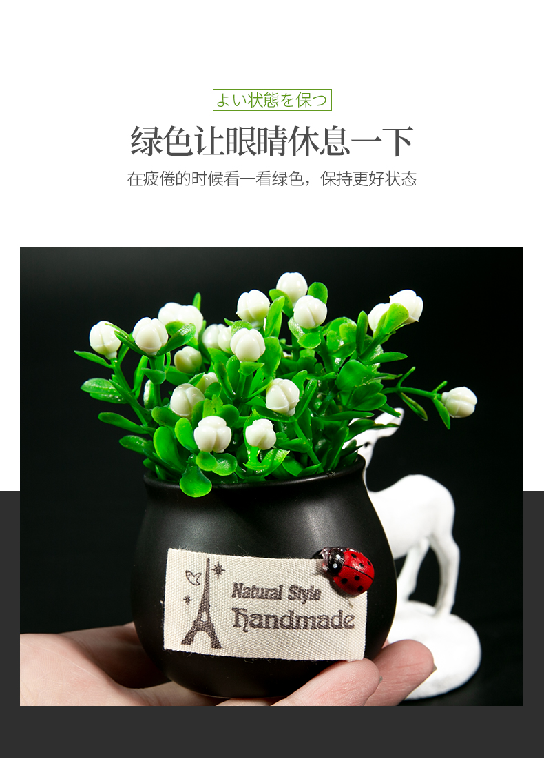 Đồ trang sức xe hơi tất cả các cách an toàn hươu trang trí xe tốt lành cung cấp cỏ trang trí sáng tạo cá nhân phụ kiện trang trí xe ô to