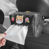 On-board Tissue Box Crammy Box Chair Back Creativity Cute Doll Mesh Red Pumping CAR WITH VISOR GODDESS
