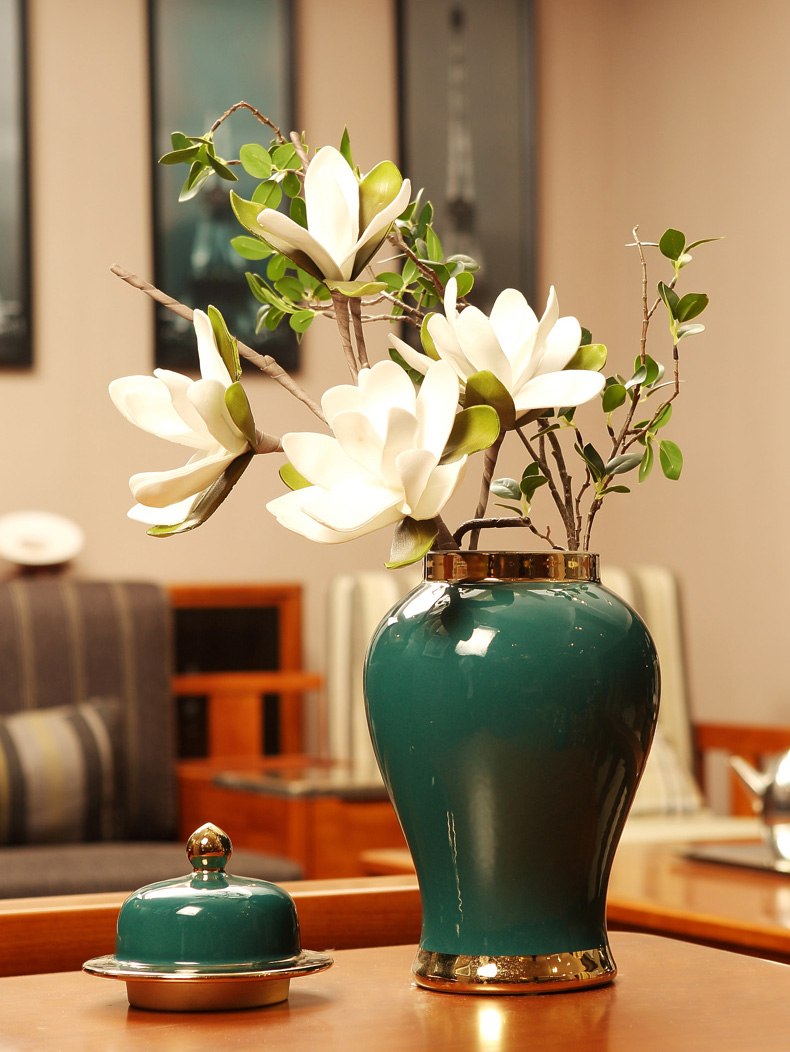 General European modern ceramic pot furnishing articles of new Chinese style originality sitting room porch pavilion flower arranging, home decoration
