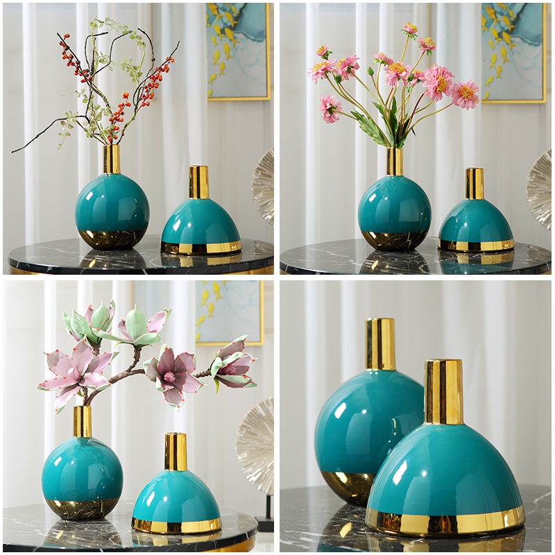 Modern light and decoration ceramics floret bottle sitting room of TV ark, wine porch desktop furnishing articles flower arranging, home decoration