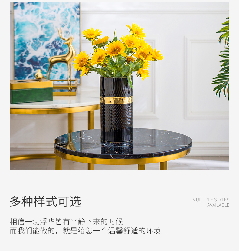 Nordic light key-2 luxury ceramic vase furnishing articles ideas of I sitting room is contracted TV cabinet table flower arrangement home decoration