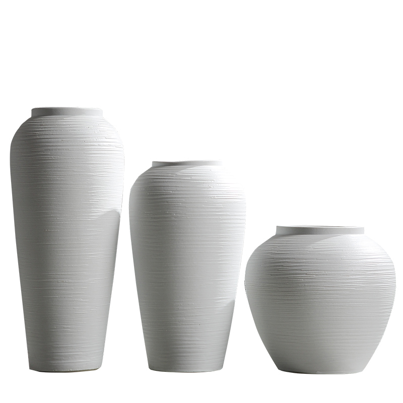 Jingdezhen Chinese style restoring ancient ways ceramic vase furnishing articles dried flower arranging flowers sitting room household act the role ofing is tasted TV ark, arts and crafts