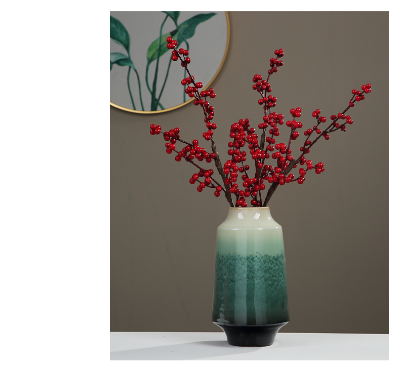 New Chinese style with modern jingdezhen ceramic vase furnishing articles sitting room porch TV ark, the home dry flower arranging flowers adornment