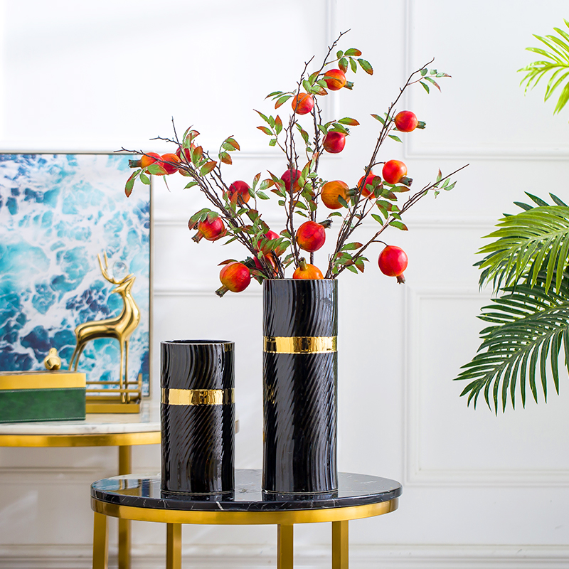 Nordic light key-2 luxury ceramic vase furnishing articles ideas of I sitting room is contracted TV cabinet table flower arrangement home decoration