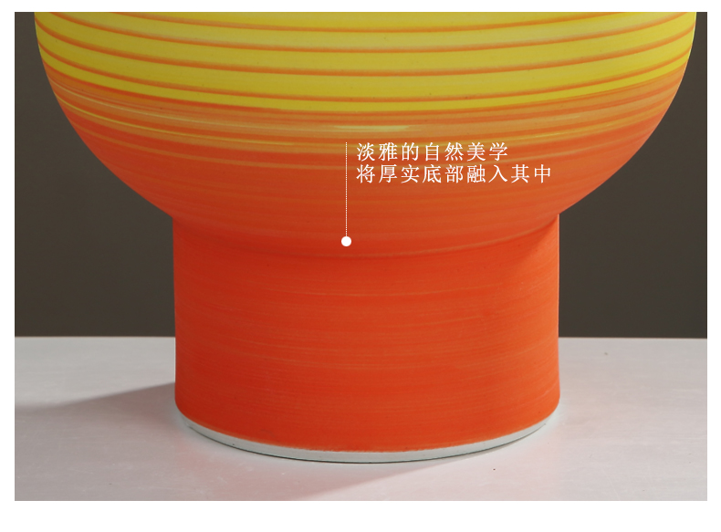 New Chinese style light ceramic vase key-2 luxury furnishing articles table dry flower tea table flower art is sitting room adornment desktop simulation flower decoration