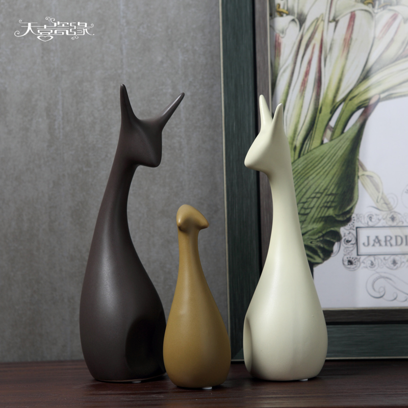 Creative Nordic household adornment of I sitting room TV ark, wine furnishing articles wedding present ceramic arts and crafts
