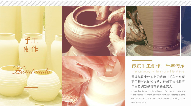 The New Chinese jingdezhen ceramic storage tank vase ideas between sitting room porch club example decorations furnishing articles
