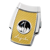 Lafuli сигарная резка портативная V -обратная сигарная сигарная личность металлическая сигара и торпеда вырезанная полуавтоматическая сигара