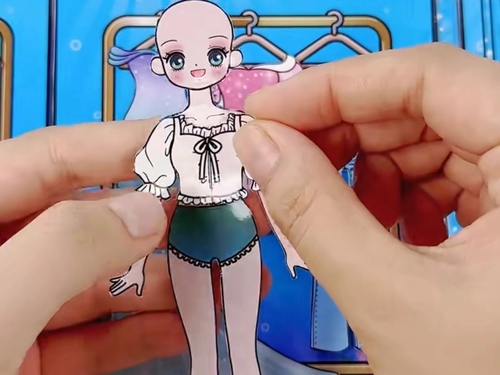 Кукла для одевания, набор материалов, небольшая сумка, «сделай сам», русалка