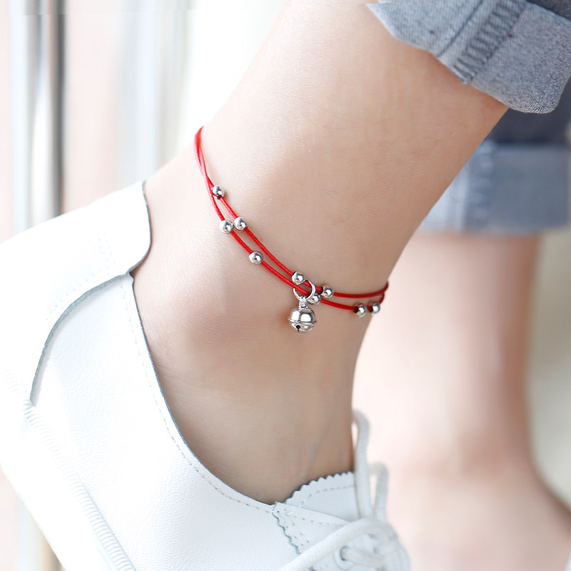 Bracelet de cheville Femme      en Argenterie - Ref 3104348 Image 3