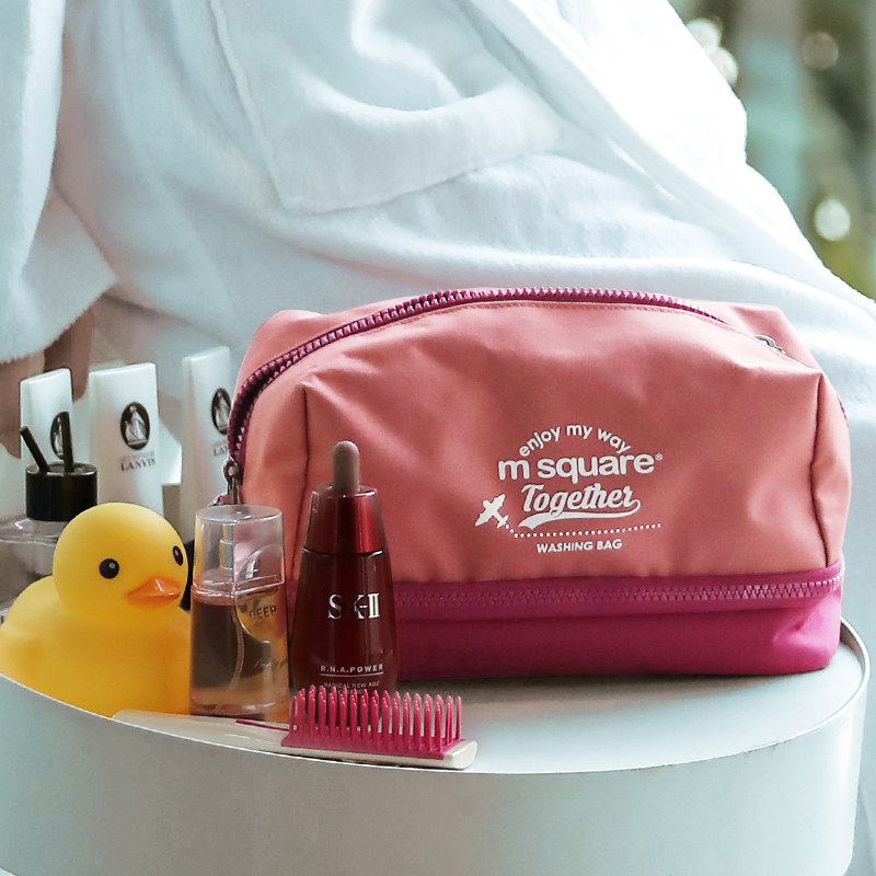 Travel Dry Wet Separation Wash Bag Men Travel Portable Waterproof Makeup Bag Women Cashier Bags Tourist Supplies Men-Taobao