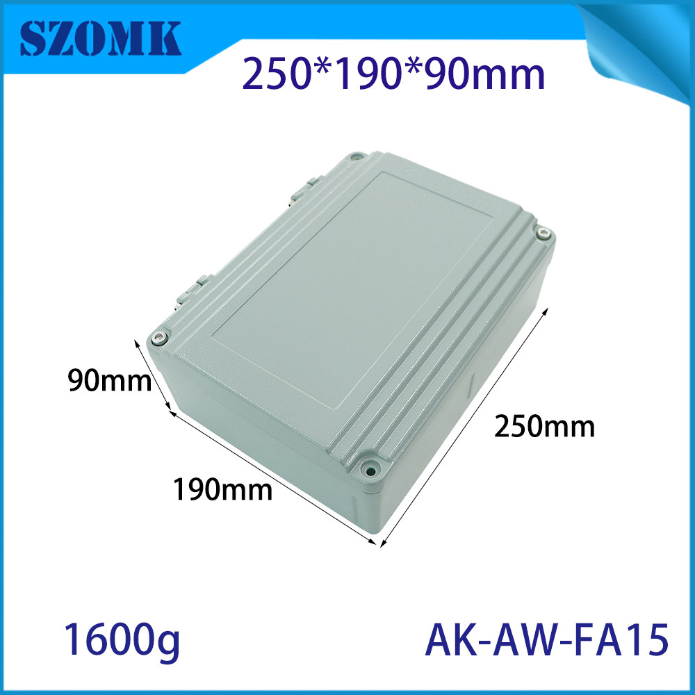 SZOMK铝合金工控仪表外壳IP65防水密封压铸铝金属壳体加工AW-FA15