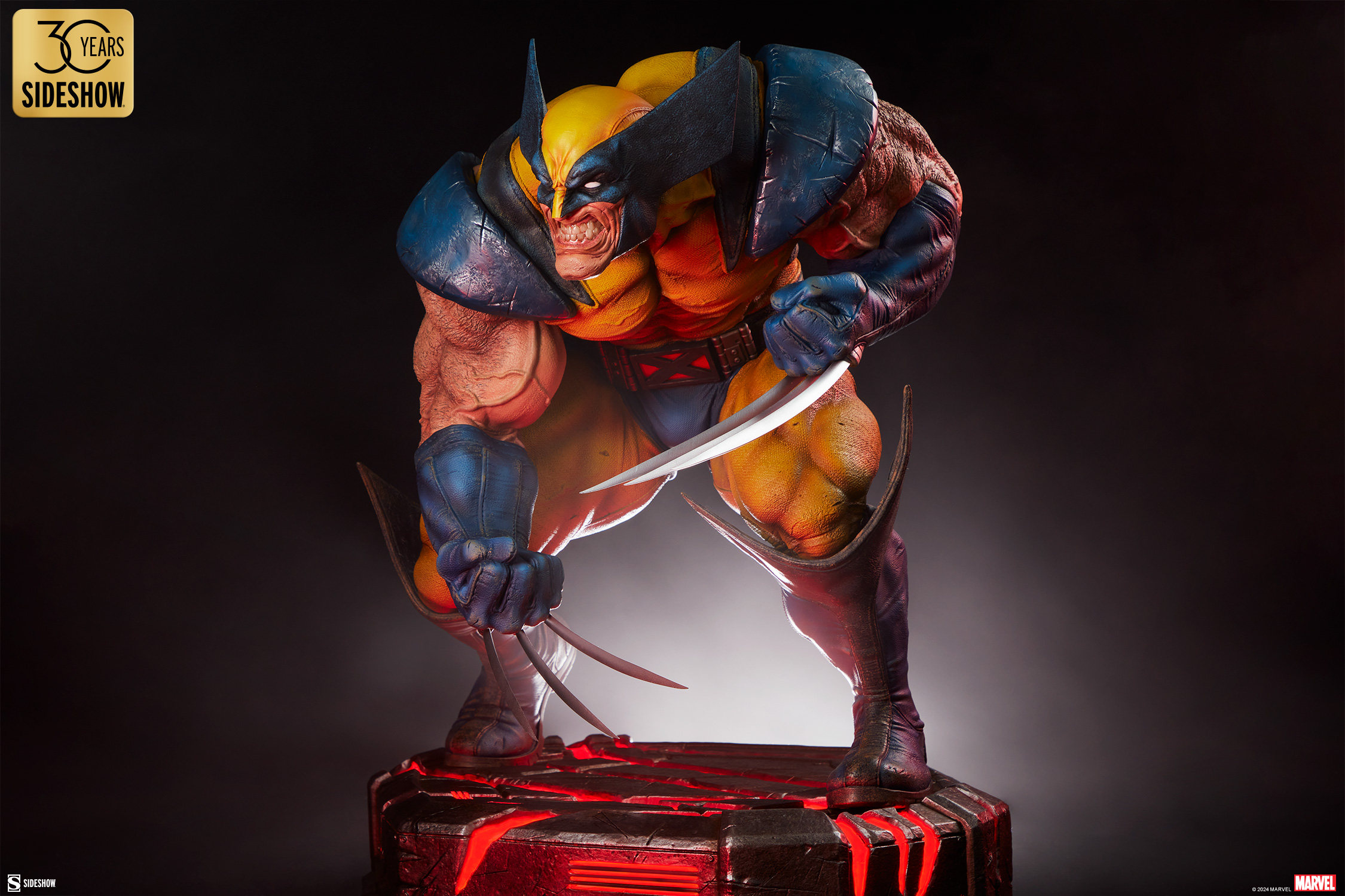 18.未開封★laurent robert★prostars★フィギュア Sideshow 300847 X-MEN Wolverine Berserker Rage Statue - Premium