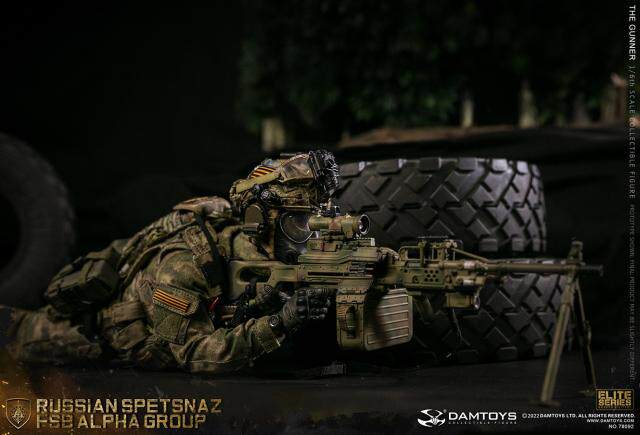 DAMTOYS 1/6 RUSSIAN SPETSNAZ FSB ALPHA GROUP GUNNER NO.78092