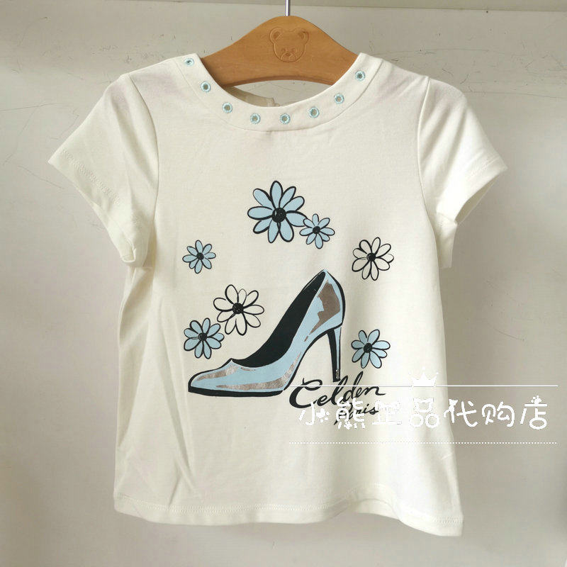 Special price Girls Summer comfortable elastic breathable T-shirt CFRA623G4A