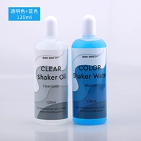 Прозрачный слоистый проточный песчаный масло синее