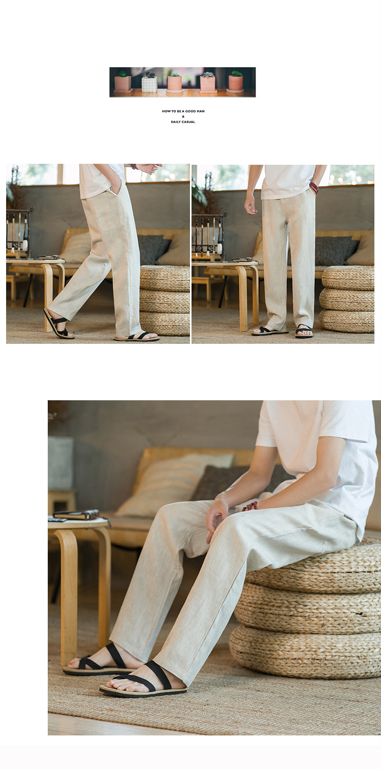 C6101 1020K QUẦN NAM HANNKZ MÙA HÈ PHỤC CỔ CỔ ĐIỂN THỜI TRANG NAM VẢI BÔNG G03 SẢN PHẨM MỚI