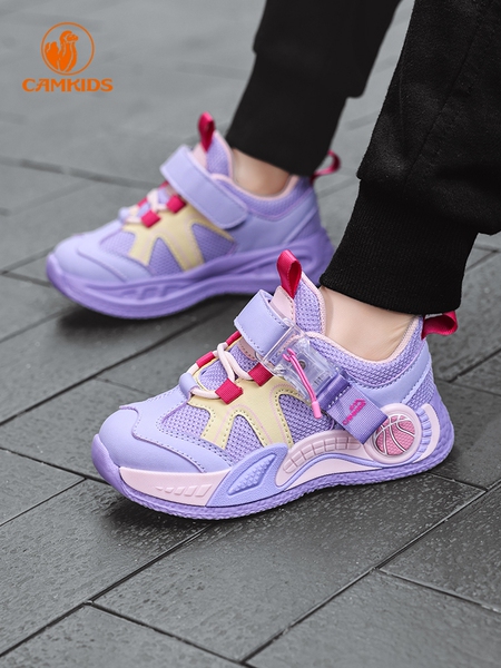 Kemutong Children's Shoes, Girls' Sports Shoes, Breathable Soft Sole, Lightweight Double Mesh Surface, Spring and Autumn 2026 New Children's Running Shoes — 2