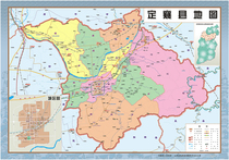 (Electronic version of jpg image)Dingxiang County map Political district map Township distribution map Contact customer service before shooting