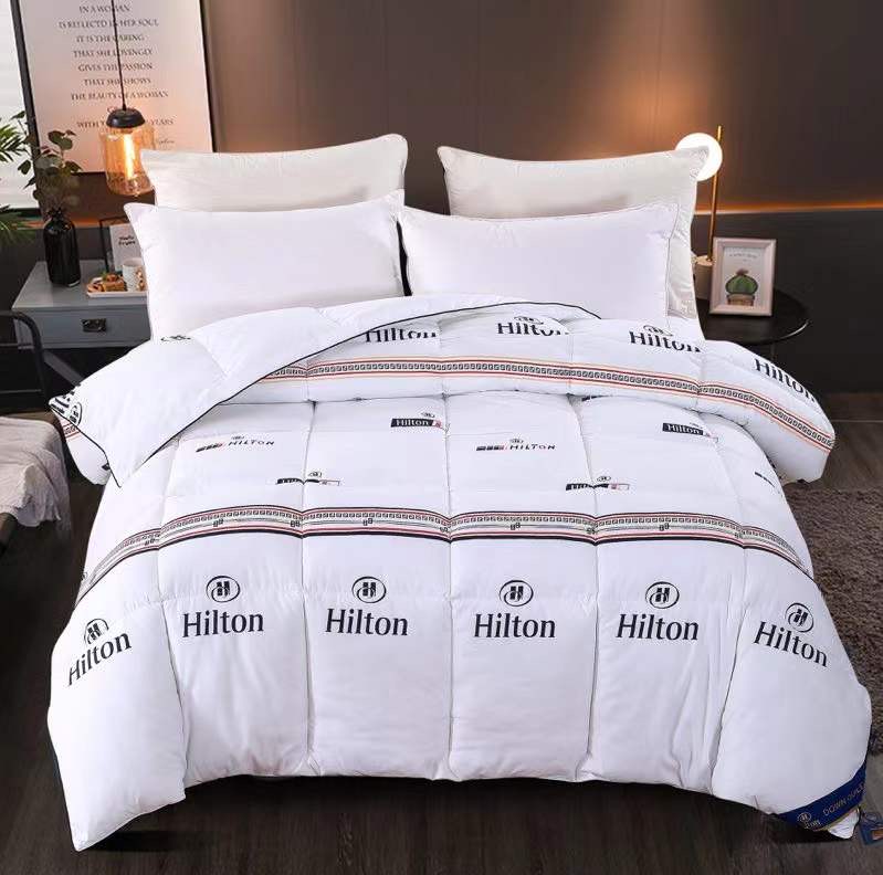 Hilton down by white goose down special price clear cabin winter quilted by thickened Spring and autumn quilt with core student Dormitory Plume Quilt-Taobao