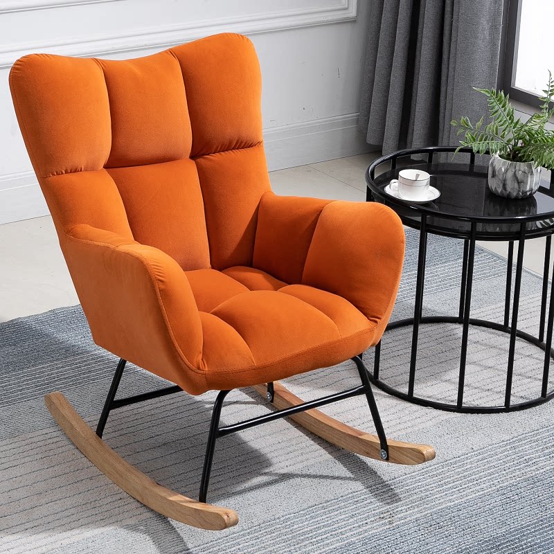 Nordic Rocking Chair Deck Chair Balcony Living Room Bedroom Home Sloth Sofa Small Family Type Adults Afternoon Nap Leisure Rocking Chair