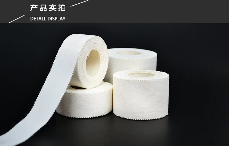 Trắng vá thể thao băng bóng đá bóng rổ mắt cá chân bandage wristband ngón tay mắt cá chân cố định răng cưa băng protector