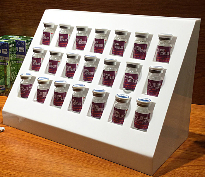 Commercial Multi-Treasure Grunge Show Mall Shop Window Ornament Boutique Goods Plaid Display Table Acrylic Customizable