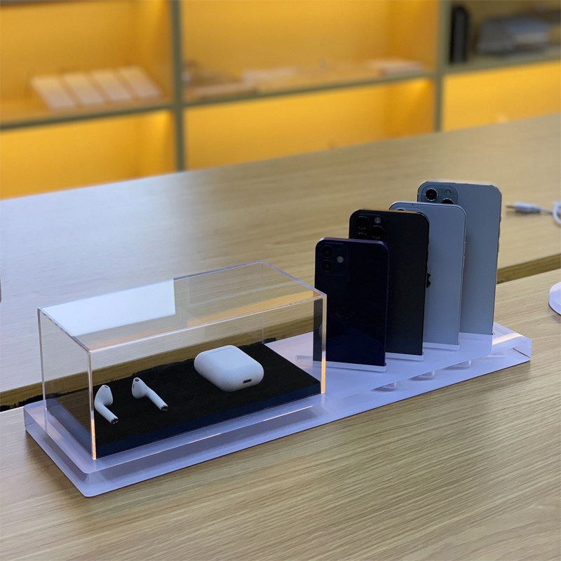 苹果iphone手机模型展示架耳机充电器手机壳托架支架底座亚克力
