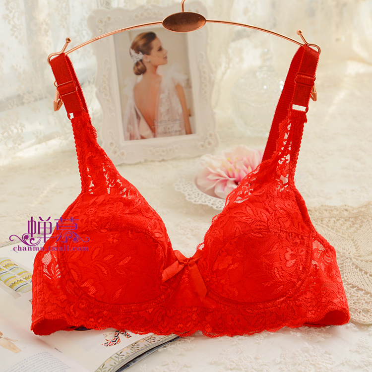 Envy siêu mỏng kích thước lớn áo ngực tập hợp điều chỉnh áo ngực nhỏ gợi cảm chất béo MM đồ lót nữ áo lót 3 dây