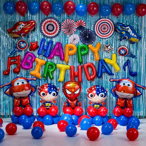 Детские мультяшные карточки с вопросами для мальчиков, детский воздушный шар, капитан Америка, подарок на день рождения