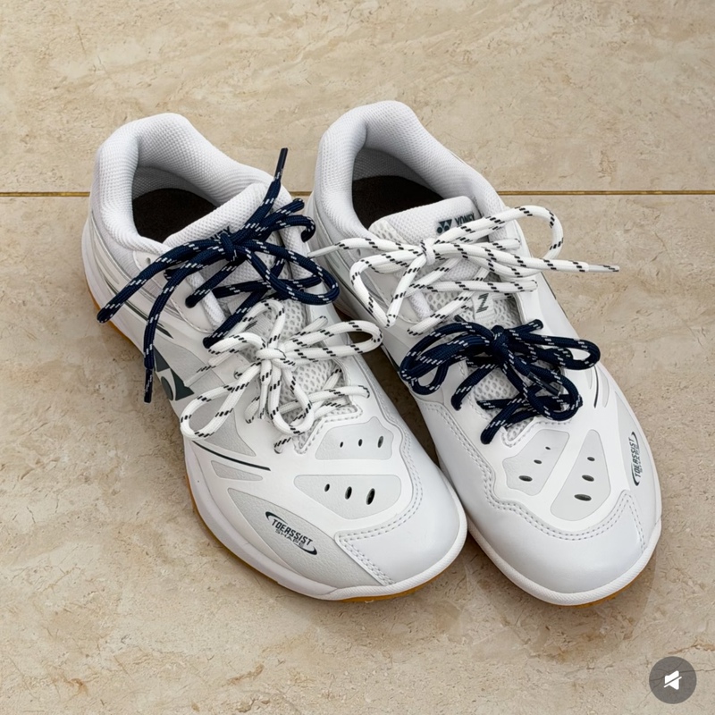 Suitable for Yonex 65Z Glacier White Badminton Miu Series Double Wave Dot Shoelaces Shoe Accessories