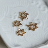 Латунная подвеска в форме цветка, китайская шпилька, аксессуар для волос, аксессуары, DIY