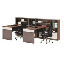 Shanghai financial desk supervisor with cabinet combination desk and chair employee partition computer desk custom corner staff desk