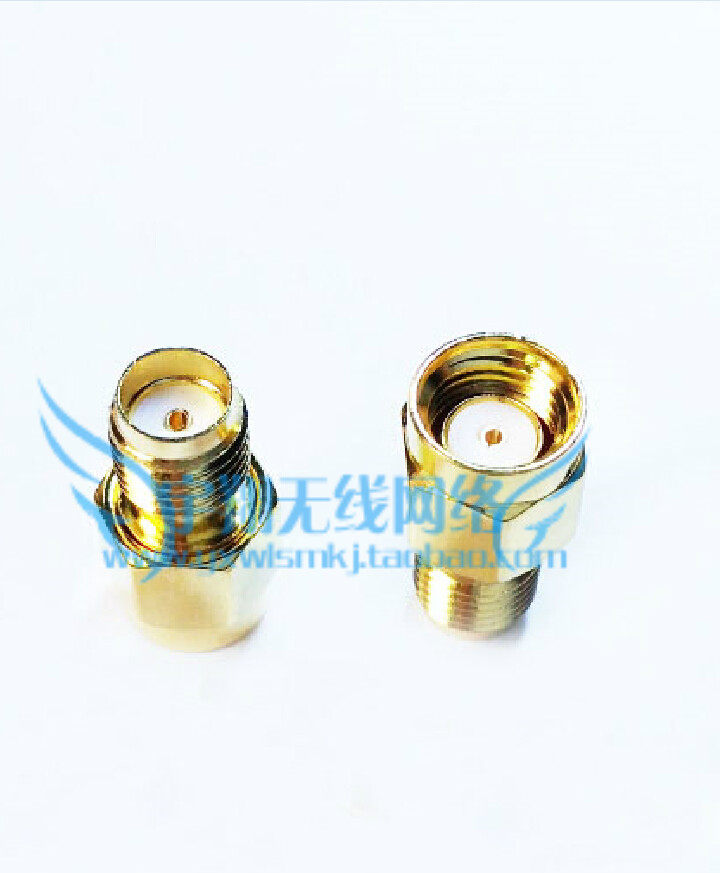 SMA Connector Split SMAJK 50 ohm SMA Touch Narone - hole to SMAK mother - head pure copper